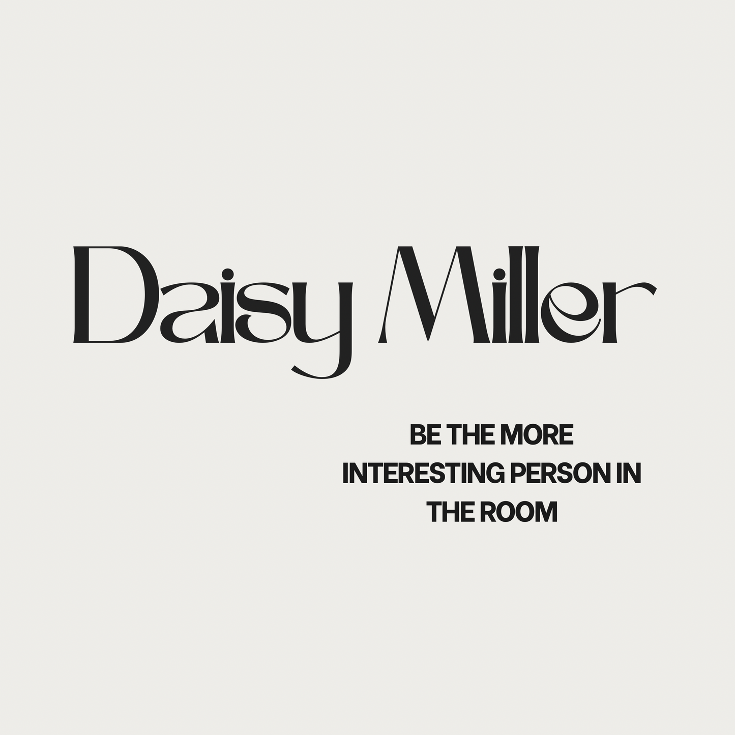 DAISY MILLER