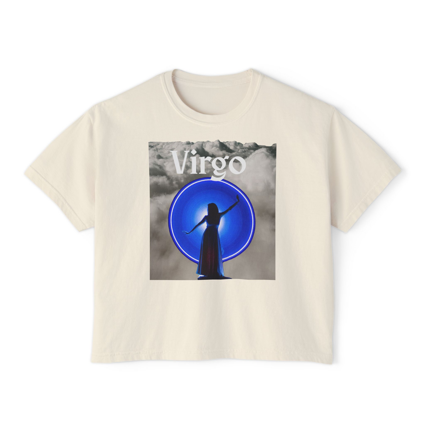 Virgo Graphic Tee — Women's Boxy Zodiac Shirt