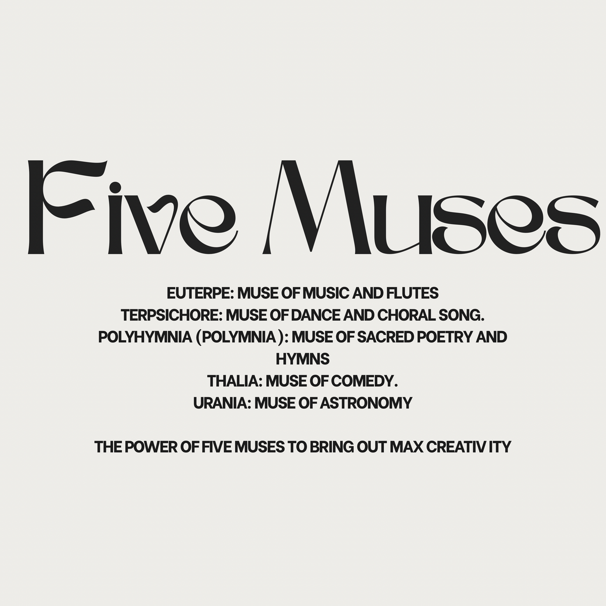 Five Muses