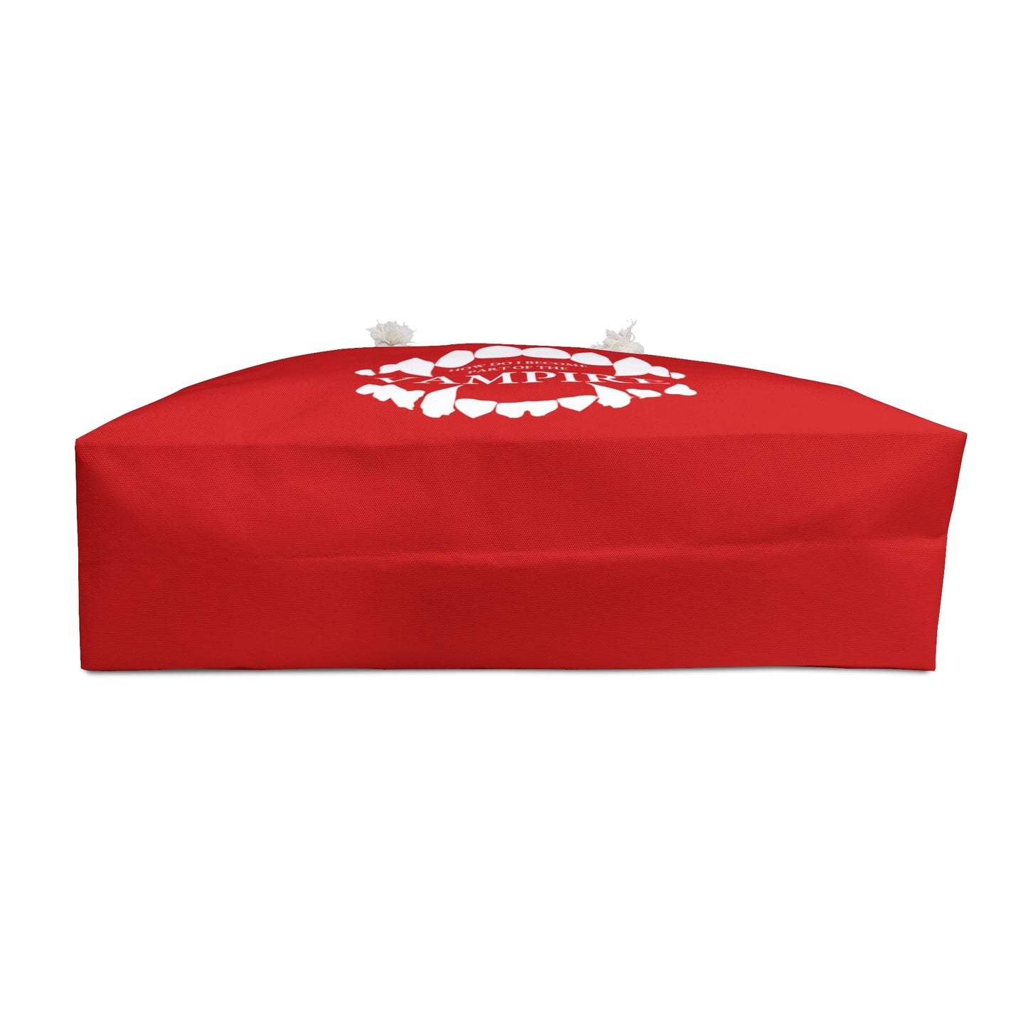 Vampire Fangs Weekender Bag — 'How Do I Become Part of the Vampire' Travel Tote