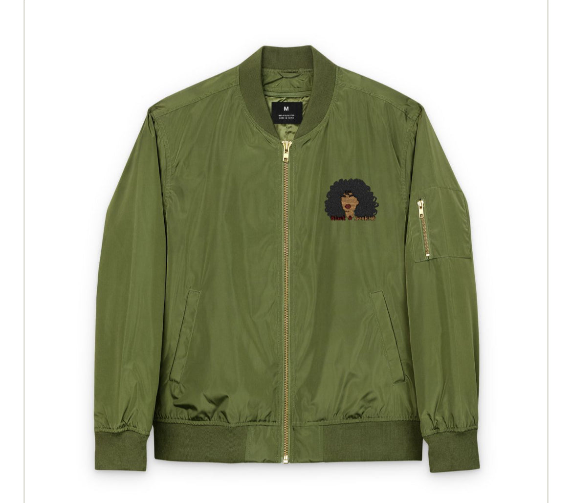 Black & Bookish Bomber Jacket {Pre-Order}