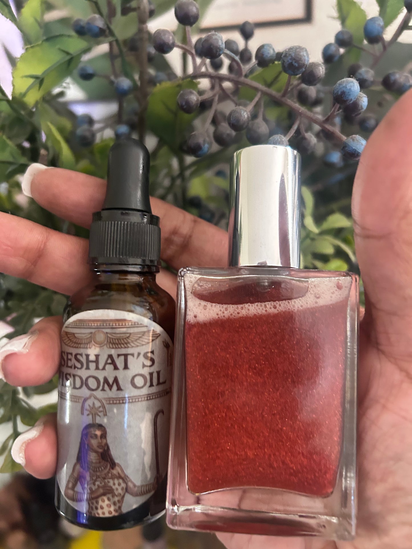 Wisdom & Sensuality Bundle — Seshat's Wisdom Oil + Rubrum Perfume