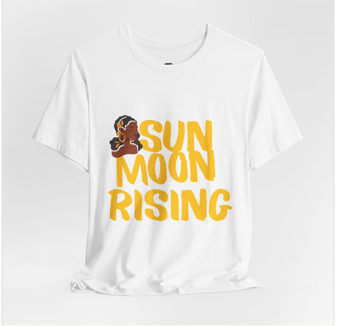 Plus Size Sun Moon Rising T Shirt