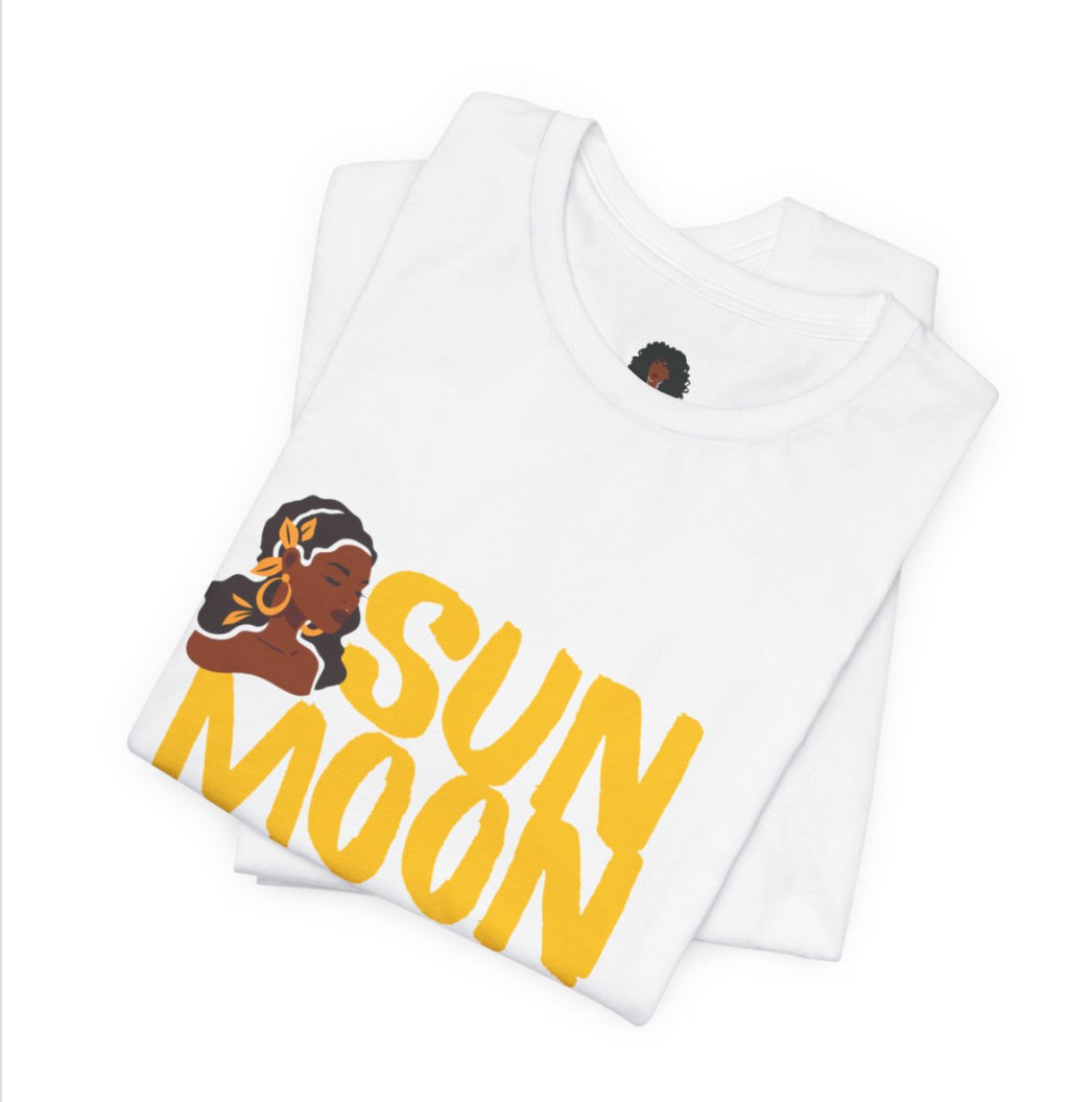 Plus Size Sun Moon Rising T Shirt