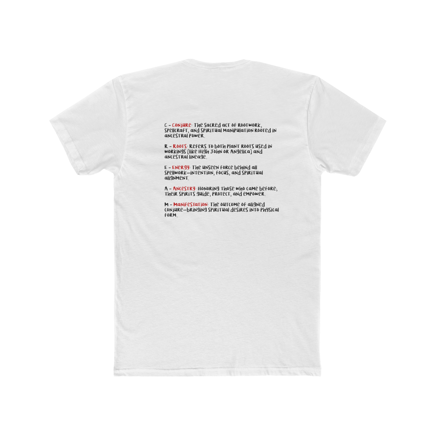 C.R.E.A.M (Conjure Rules Everything Around Me) Spiritual Streetwear