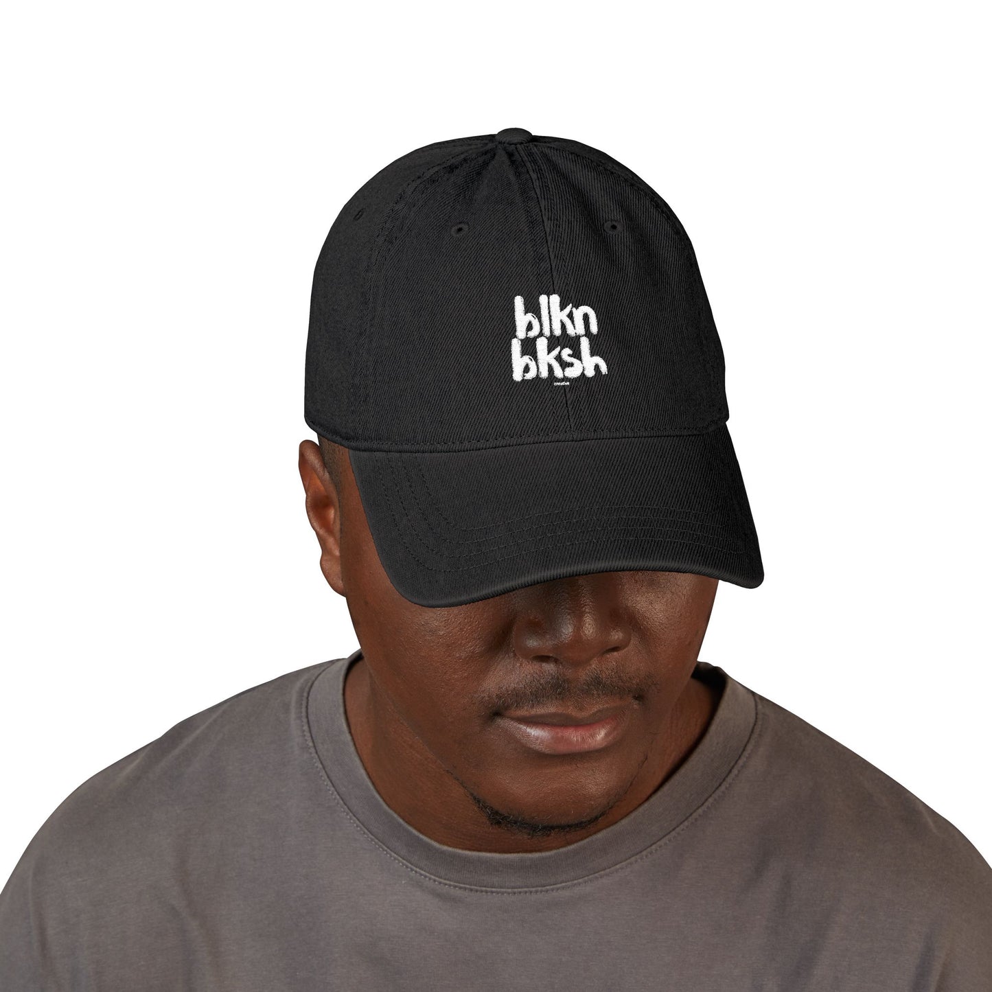 BlkNBkish Embroidered Denim Hat