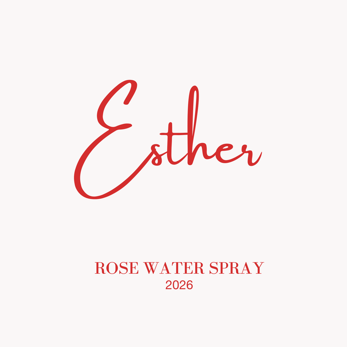 Esther Rose Water Spray