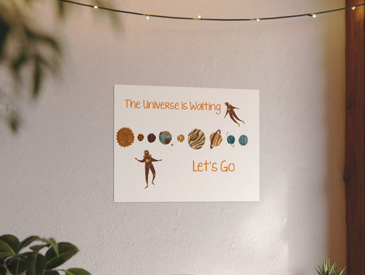 Exploring the Stars with Watercolor: Fine Art Posters from Let’s Go to Space