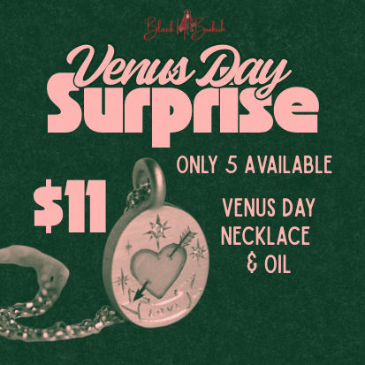 Venus Day Necklace & Oil Combo (Available Friday @8am)