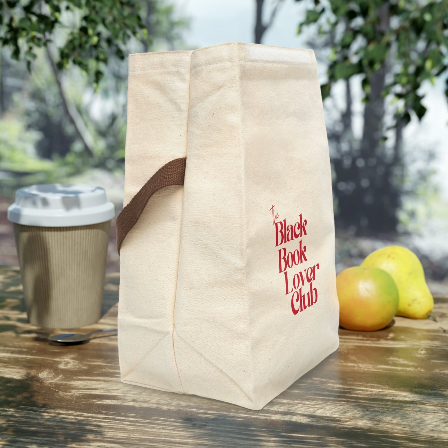 Black Book Club Canvas Lunch bag