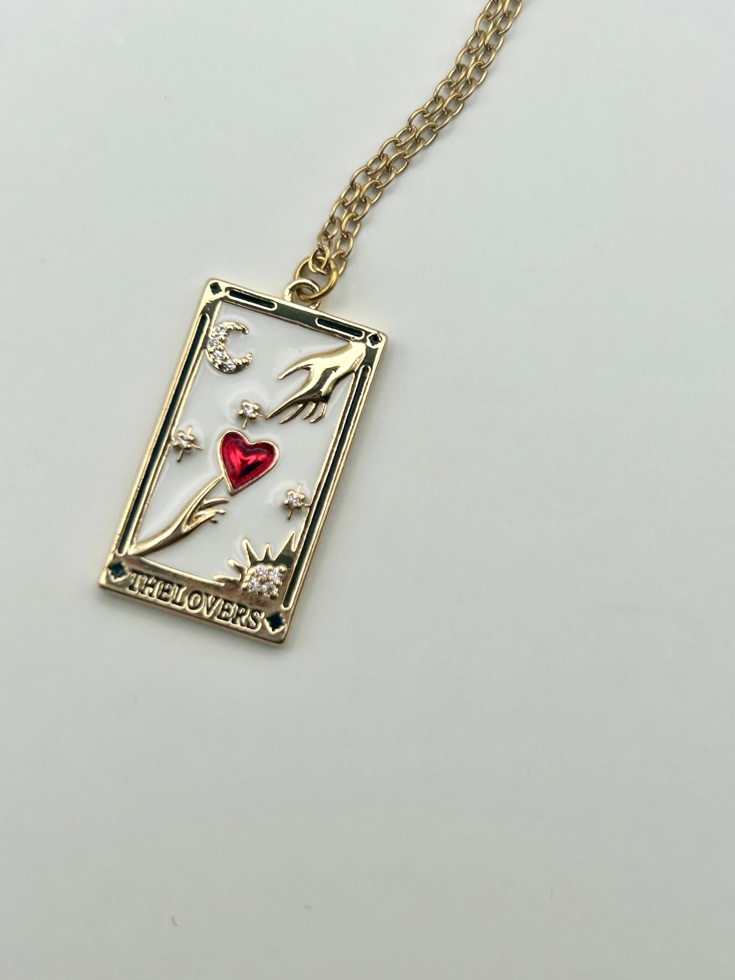 The Lovers Tarot Necklace