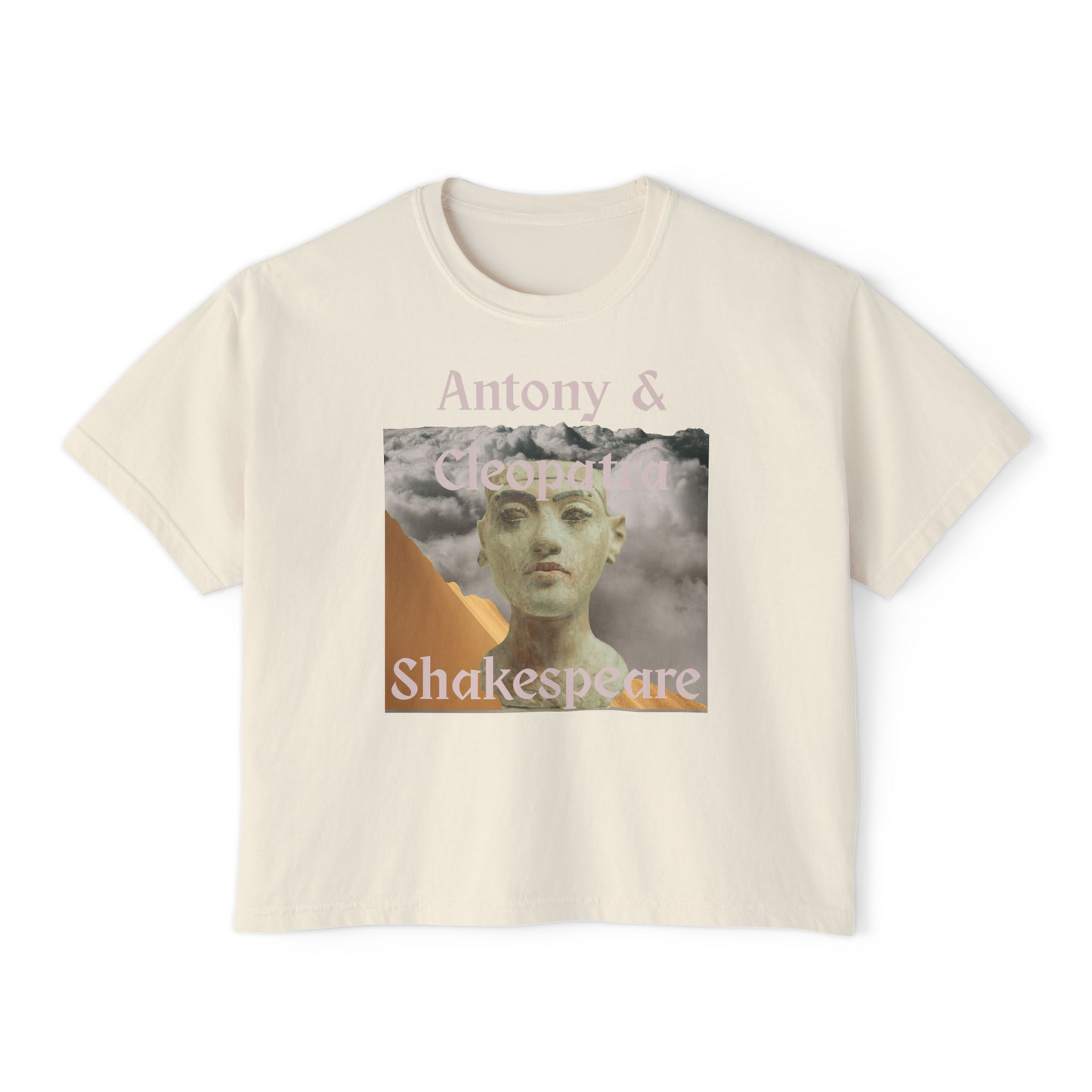 Antony & Cleopatra Shakespeare Graphic Tee — Women's Boxy T-Shirt