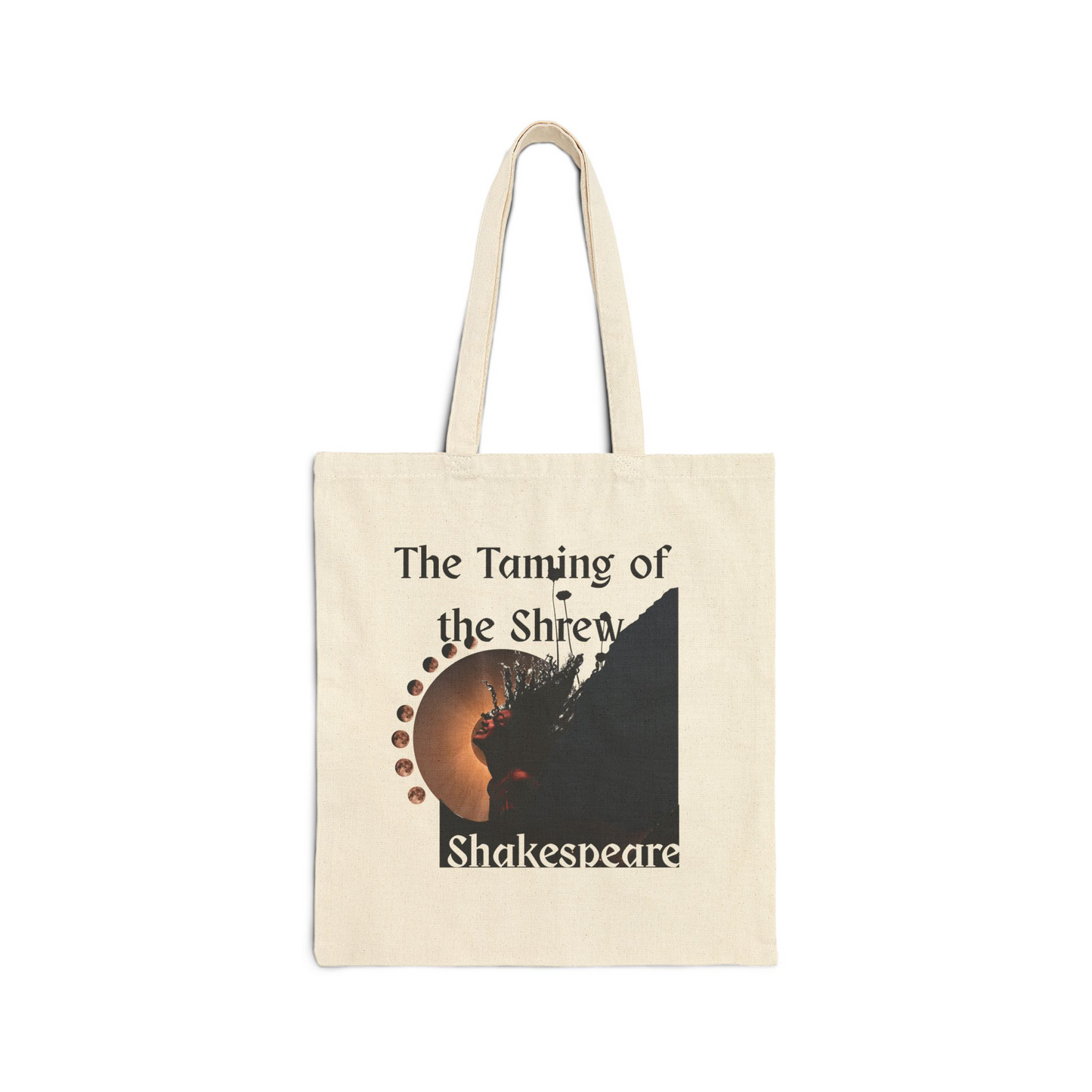 Tote Bag — 'The Taming of the Shrew' Shakespeare Literary Canvas Tote