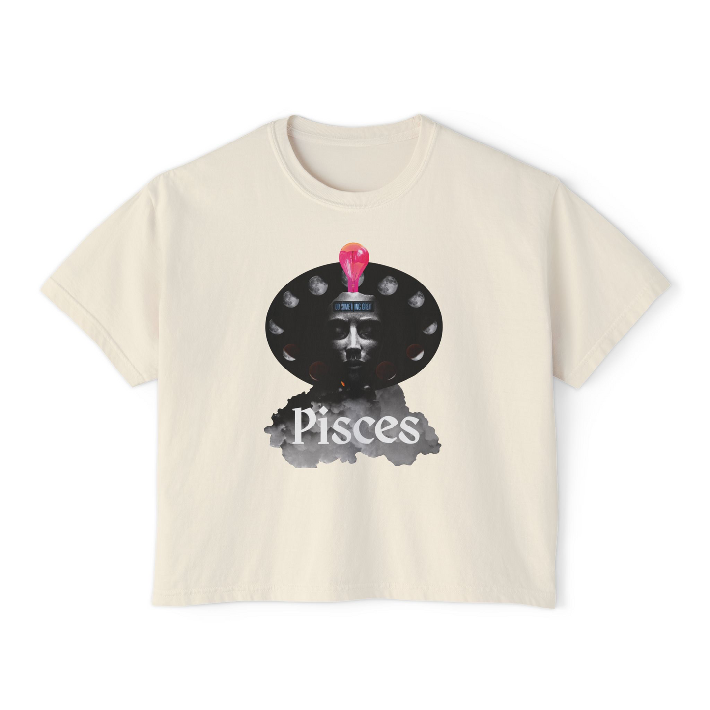 Pisces Graphic Boxy Tee — Zodiac Astrologer Shirt
