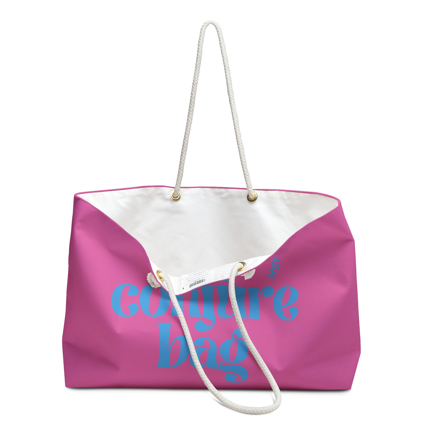 Weekender Bag — Pink “My Conjure Bag” Large Travel Tote