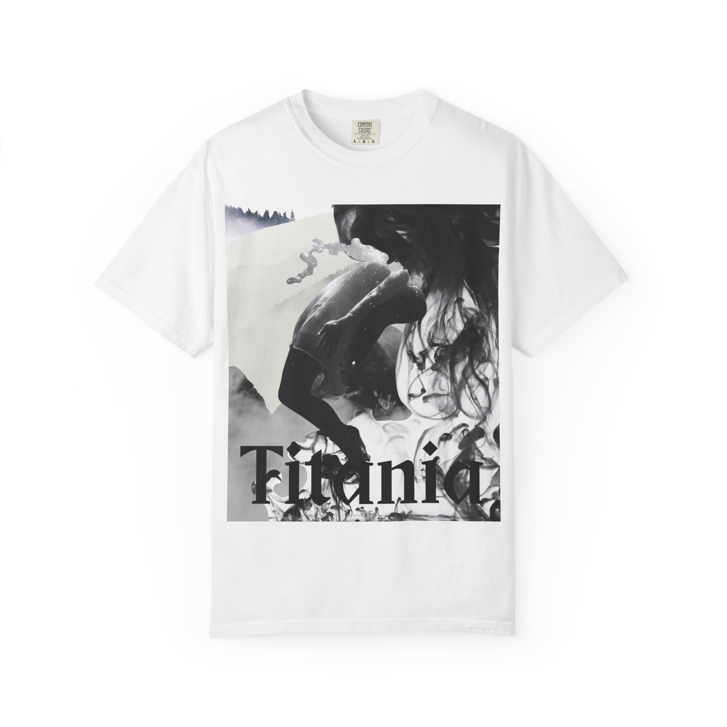 Queen Titania Vintage Photo Tee — Midsummer Black & White Graphic T-Shirt