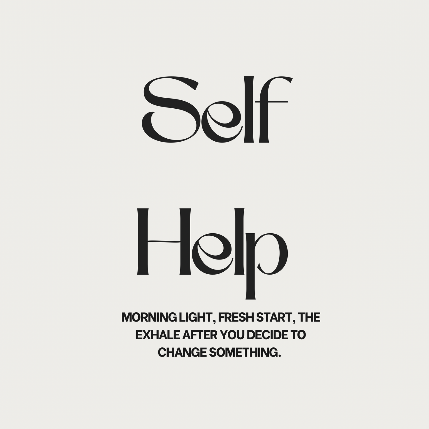 SELF HELP Body Oil - The Library Collection