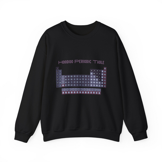 Black sweatshirt with 'In Pursuit of Knowledge' design on a white background
