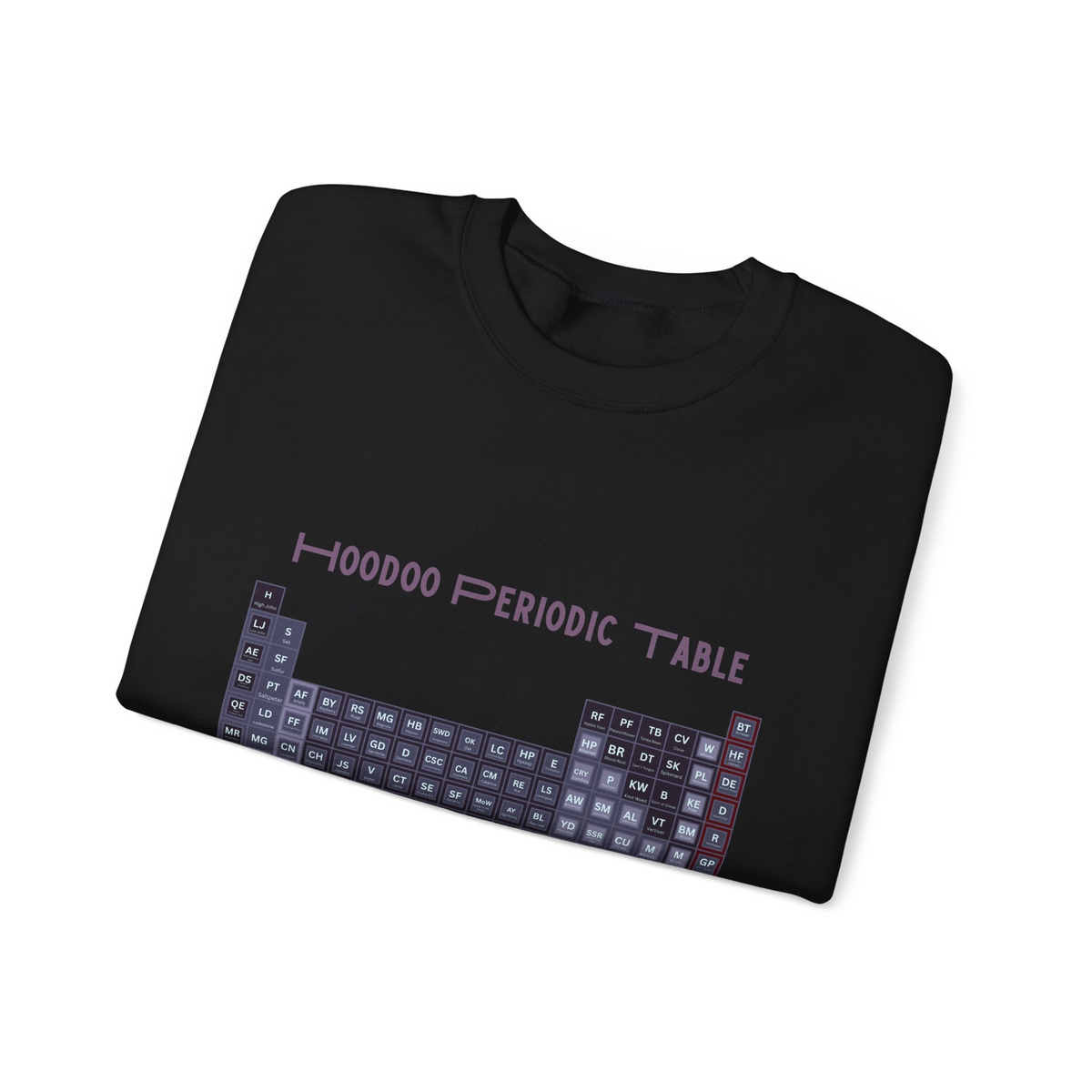 Hoodoo Periodic Table Sweatshirt — Witchy Chemistry Crewneck