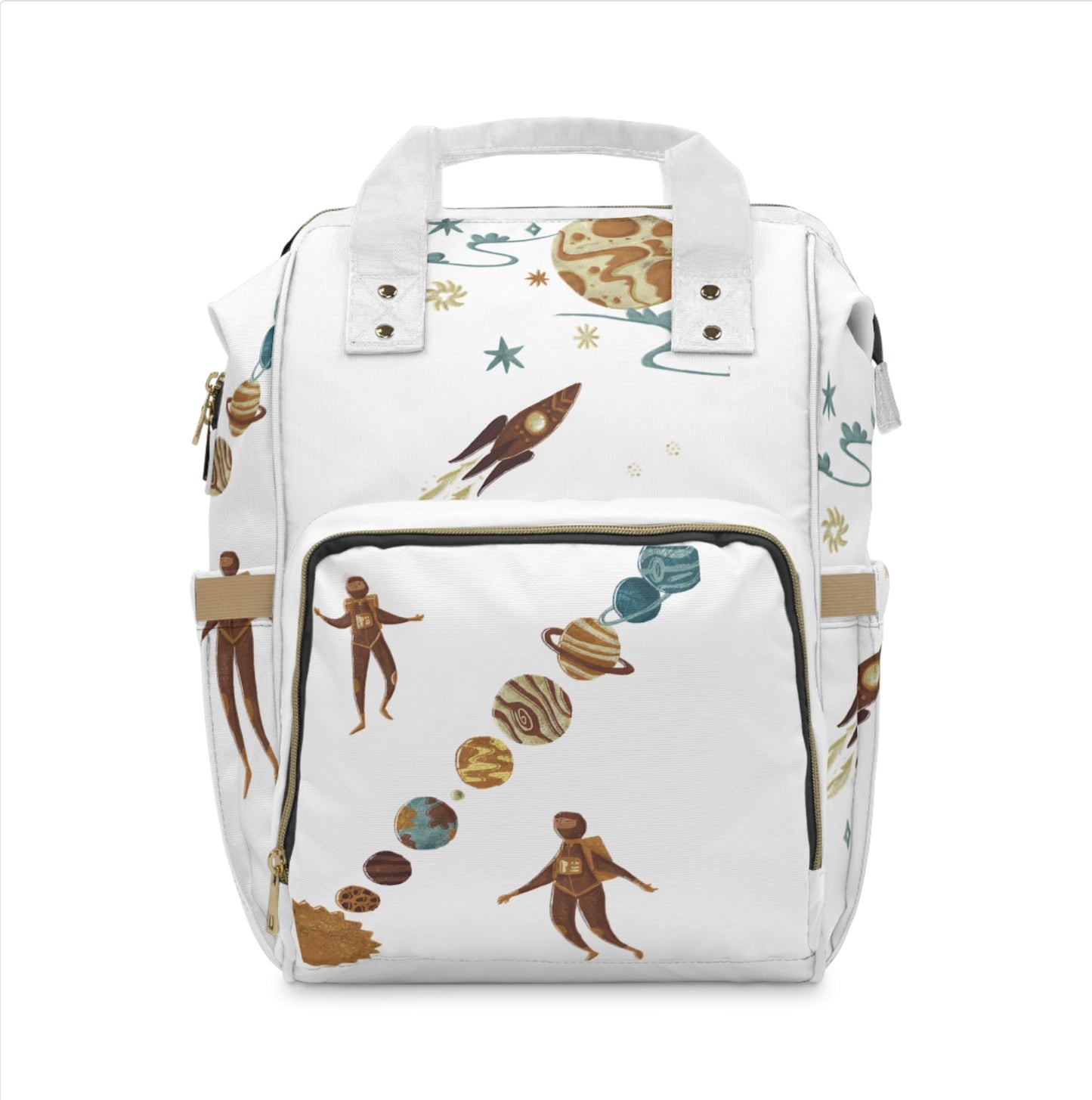 Cosmic Adventure Multifunctional Diaper Backpack – Stylish Baby Bag for Parents, Planet-Themed Diaper Bag, Unique Gift for Baby [...]