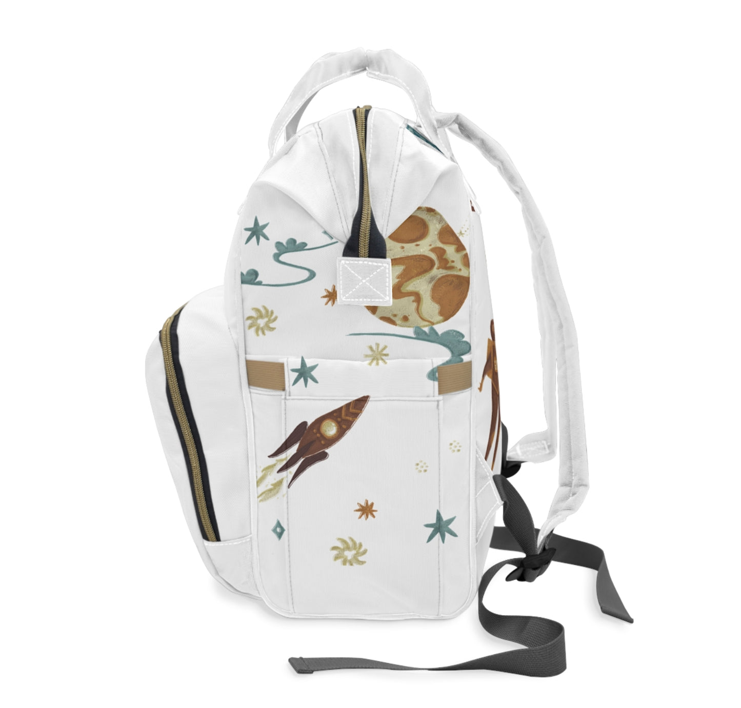 Cosmic Adventure Multifunctional Diaper Backpack – Stylish Baby Bag for Parents, Planet-Themed Diaper Bag, Unique Gift for Baby [...]