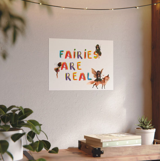 Magical Fairy Wall Art, Colorful Home Decor, Whimsical Children's Room Decor, Enchanted Gift, Art Print for Dreamers