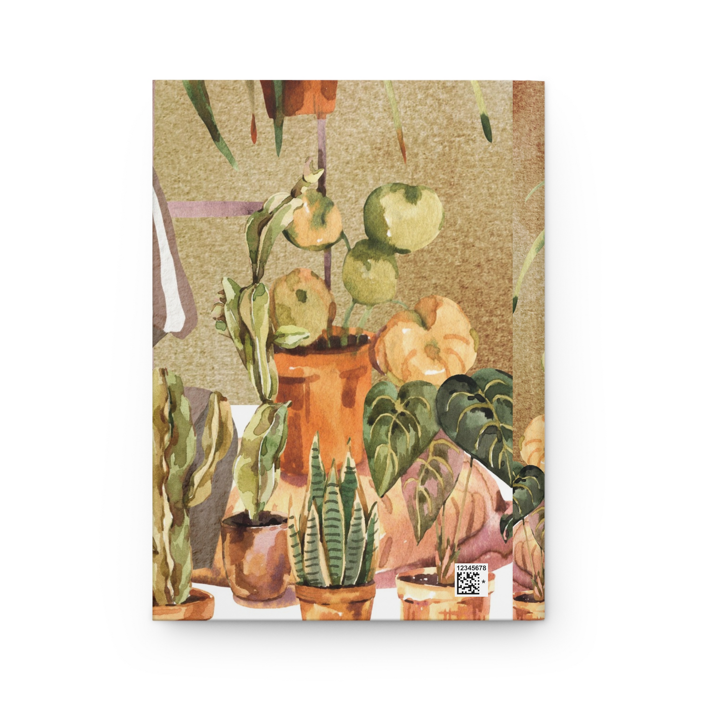 Botanical Woman Hardcover Journal — Plant Lady Journal for Gardeners & Plant Lovers