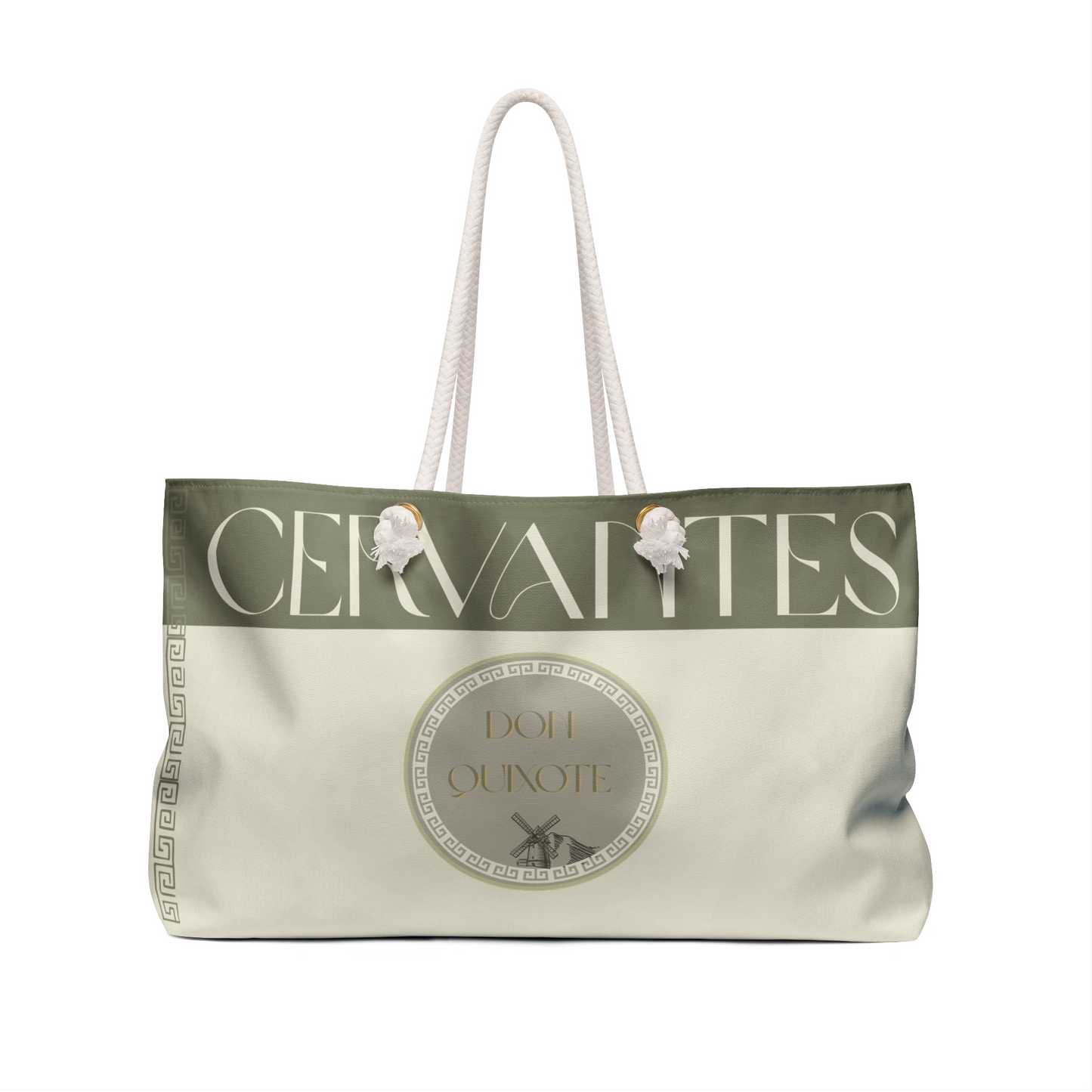 Don Quixote Weekender Bag — Vintage Cervantes Literary Travel Tote