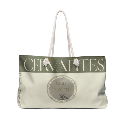 Don Quixote Weekender Bag — Vintage Cervantes Literary Travel Tote