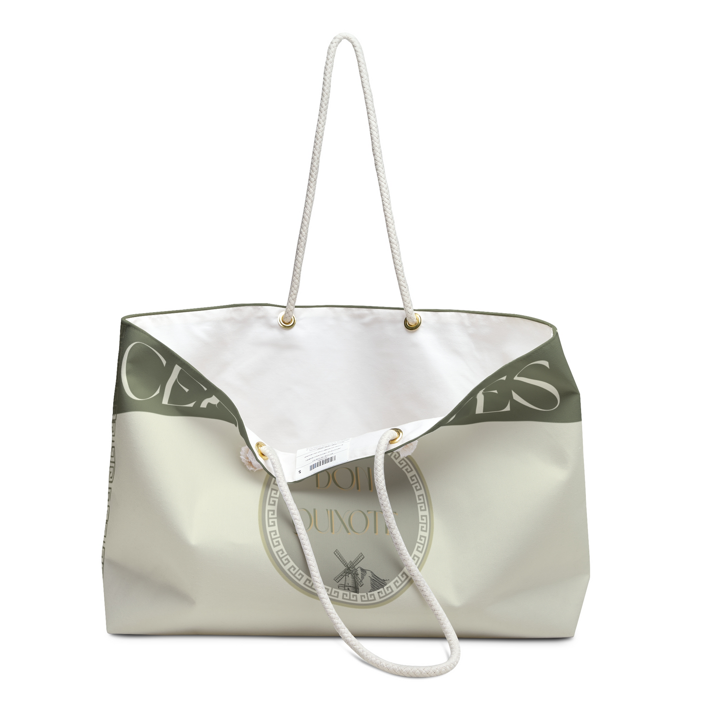 Don Quixote Weekender Bag — Vintage Cervantes Literary Travel Tote